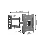Nosac za TV Linkom 17-42/200x200/30kg/zglobni