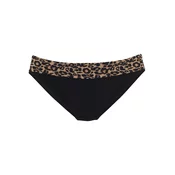 VIVANCE Bikini hlačke rjava/črna