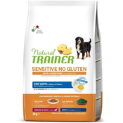 Trainer Natural Sensitive No Gluten Hrana Za Pse, Jaje, Za Odrasle Pse Srednjih I Velikih Rasa, 3kg