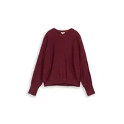 TOM TAILOR Pulover bordo