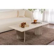 Nordure Klub sto Sabin, 119x40x60 cm, Krem