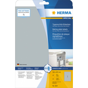 Herma etikete 210x297 A4/1 1/25 aluminium look ( 02H4224 )