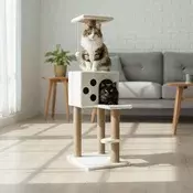 Paws & Whiskers Kucica za macke, Bela