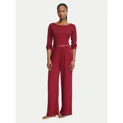 Tommy Hilfiger Pižama UW0UW06603 Temno rdeča Regular Fit