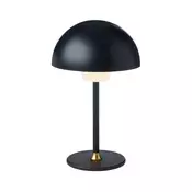 Halo Design 747573 - LED lampa sa prigušivacem i punjivom baterijom MOON LIGHT LED/2,7W/2600 mAh crna