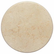 Stolna ploca krem O 50 x 2,5 cm mramorna
