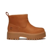 Timberland za ženske. TB0A283GEM71 Stone Street toplo podloženi usnjeni gležnjarji rjave barve (40 W), Rjava, 3 do 5 cm, Prilo&