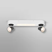 OSRAM LED stropna svetilka NEPTUNE CLICK-SELECT, 2 reflektorja, bela - Dnevna soba/jedilnica - Sodobni - Kovina
