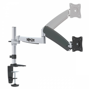 Full Motion Desk Mount for 13 to 27 Monitors - clamp and grommet DDR1327