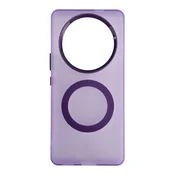 Silikonska futrola Magsafe FLURO COLOR Honor Magic 8 Lite LJUBICASTA
