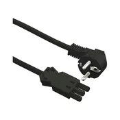 Priključni kabel z napajalnim vtikačem GST18 in Schuko vtikačem, D 2000 mm,črn