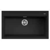 ELLECI Kuhinjsko korito BEST 360 BLACK LKB36086 + SIFON