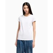 A|X Armani Exchange za ženske. XW000530AF10359U0002 Majica s kratkimi rokavi z vratom za posadko bela (L), Priložnostno, Bombaž, K