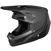 Motokros kaciga Shot Speed Fury mat siva