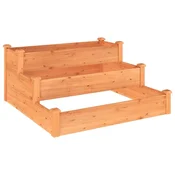 Vidaxl Vrtna visoka greda 120x120x56 cm trden les jelke