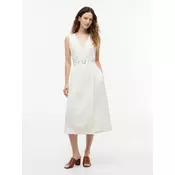 Tommy Hilfiger Poletna obleka WW0WW48951 Bela Regular Fit