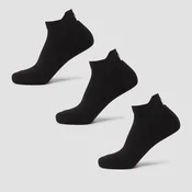 MP Unisex športne nogavice (3 v pakiranju) – črne - UK 9-11
