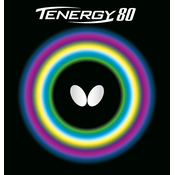 Cover Butterfly Tenergy 80 red, 1.7 mm