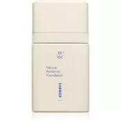 Korres Natural Sheer Foundation lahki tekoči puder za naraven videz odtenek 03 Tan 30 ml