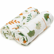 T-TOMI Cloth Towels Ginkgo brisača Ginkgo 80x100 cm 2 kos