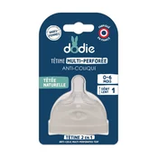 Dodie Multi-Perforated Teat - 0-6 months - Capacity 1