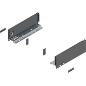 BLUM LEGRABOX pure stranica predala, višina M, NL 270, orion siva, mat