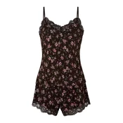 Hunkemöller Kratke hlače za spanje Nana rjava / oliva / roza