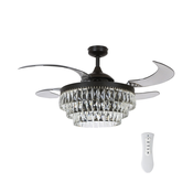 FANAWAY 212922 - LED Stropni ventilator VEIL 6xE14/4,5W/230V črna