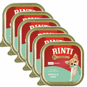 Konzerva Rinti Gold Mini Adult jelen in govedina 6x100 g