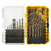 DeWalt METAL HSS-G Vrtalnik KPL.23pcs. ČRNA IN ZLATA