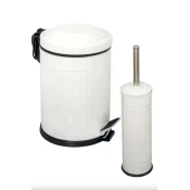 Hermia d81 Set dodataka za kupatilo, Beli