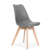 ModernHome trpezari?ske stolice set od 4 Filipo tamno sive
