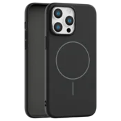 Velvet Touch MagSafe maska za iPhone 14 Pro - Crna