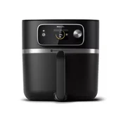 Philips Friteza na vruci zrak Ovi Smart 2.0 HD9880/90 8.3L s aplikacijom i termometrom Crna