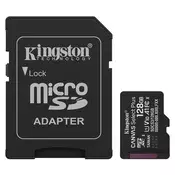 KINGSTON Canvas Select Plus microSD 128GB Class10 UHS-I SD adapter SDCS3/128GB spominska kartica