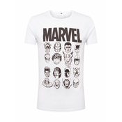 Mister Tee Majica Marvel, bela