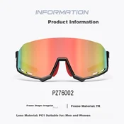 Parzin Unisex naocare za sunce, Crveno-crne
