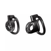 SuperLove Dual Cages Chastity Set Black