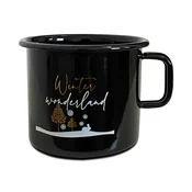 Lonček črn 0,37l ”Winter wondreland”
