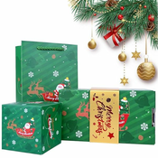 Božična darilna škatla presenečenja | CASHMAS, Zelena