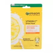 Garnier Skin Naturals Vitamin C vlažilna in posvetlitvena maska 1 ks za ženske
