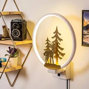 Opviq Zidna lampa, Belo-Zlatna