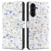 slomart Etui Tech-Protect Wallet za Samsung Galaxy A57 5G - barvite rože