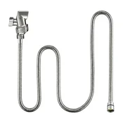 HOME & MARKER Adapter za prho s cevjo in stenskim nosilcem, komplet za pršno glavo, enostavna montaža | SHOWERHOLDER