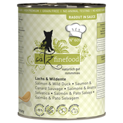 catz finefood Ragout 6 x 380 g - Št. 605 Losos in divja raca
