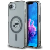 1 to 3 Karl Lagerfeld Etui Iml Kovinski Karl & Choupette Glave Za Magsafe Za Iphone