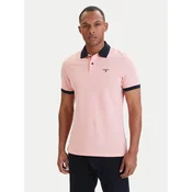 Barbour Polo majica Lynmouth MML1449PI95 Svetlo rožnata Regular Fit