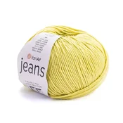 YarnArt Pletena preja Gina / Jeans 50 g - (29) jabolčno zelena