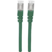 Intellinet Intellinet 740654 RJ45 omrežni kabel\, Patch kabel CAT 6a S/FTP 0.50 m zelena zaščita iz folije\, pletena zaščita\, zaščiten\, brez halogena 1 kos, (20417885)