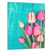 shumee STEKLENA DESKA ZA REZANJE 40x52 Tulipani